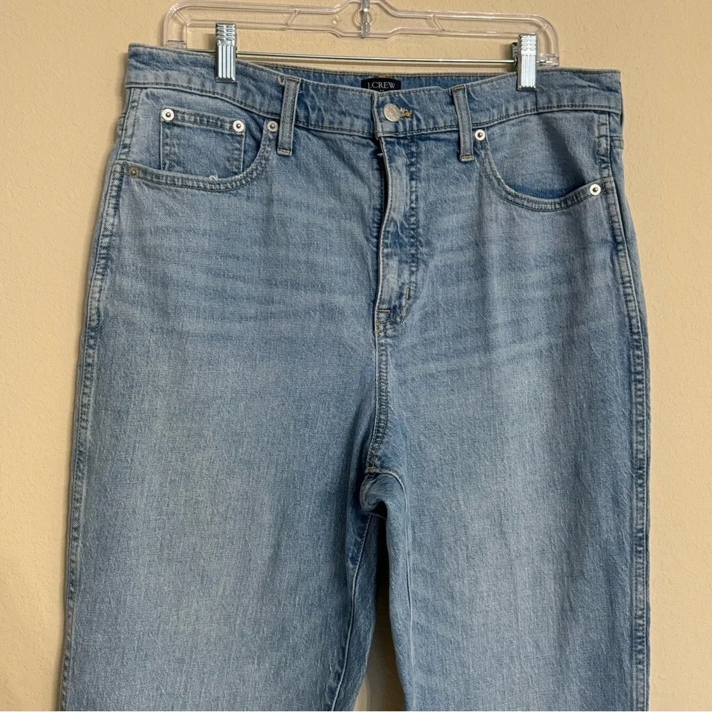 J Crew Jeans High-Rise Classic Vintage Tapered Blue Light Wash Denim Size 31